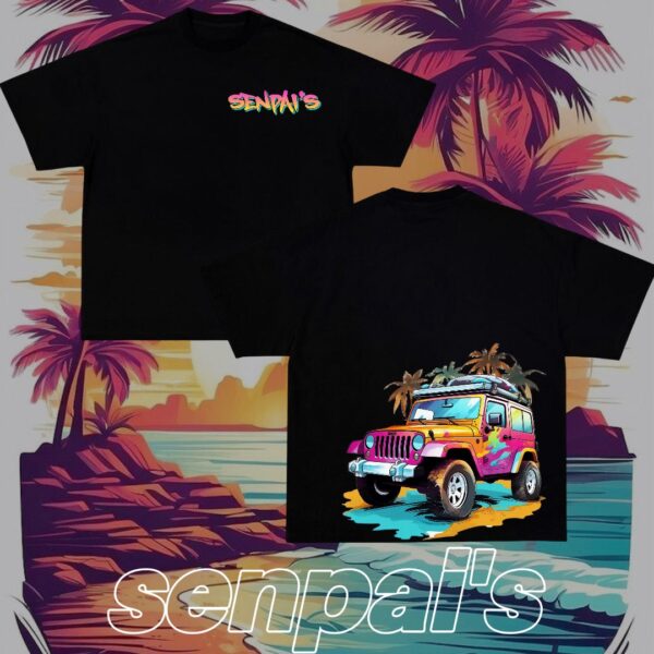 T-SHIRT BLACK CAR
